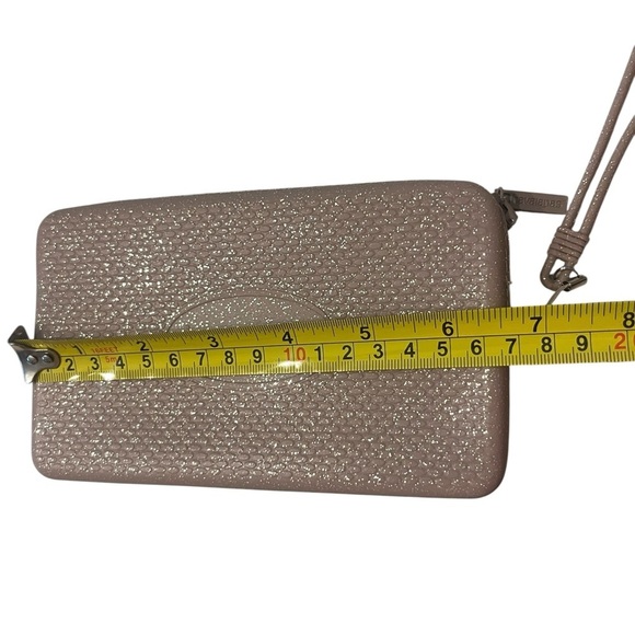 NWT HAVAIANAS MINI BAG GLITTER Shimmering Gold Wristlet - Picture 7 of 8